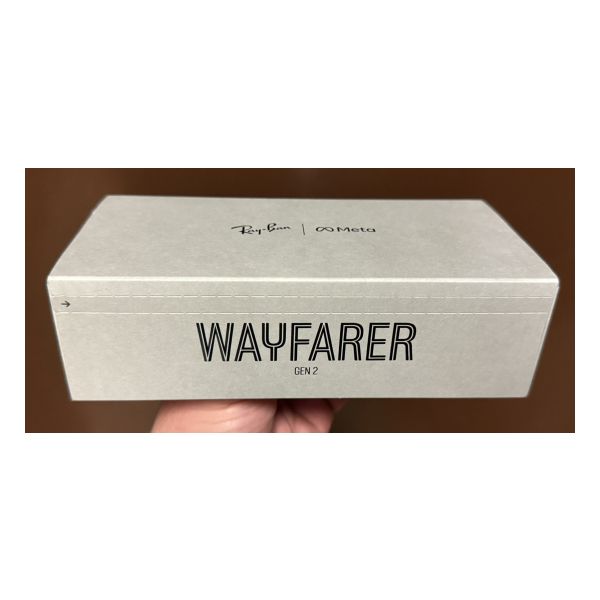 Ray-Ban Meta Wayfarer Gen 2 packaging.